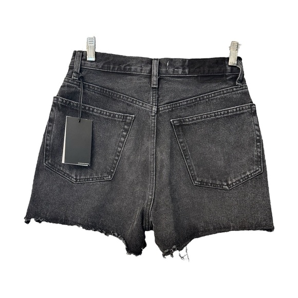 RE/DONE Levi’s Jeans Black Denim Cutoff Shorts 70’s High Rise Women Size 26 $275 - Picture 10 of 17